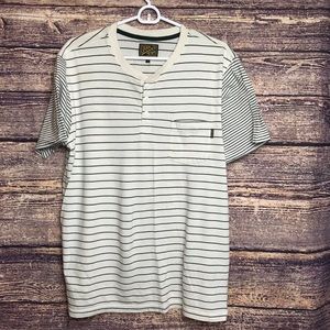 Men’s Dark Seas Striped Short Sleeve Shirt